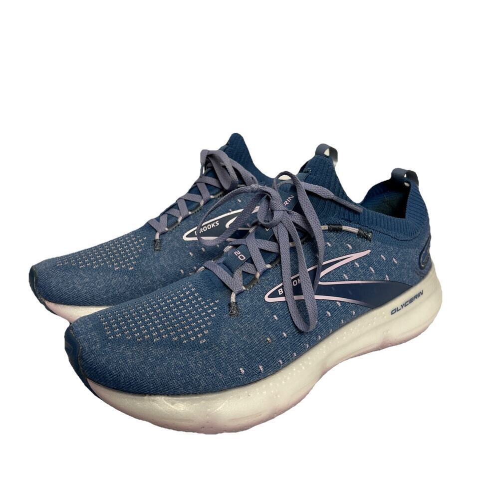 Brooks Glycerin StealthFit 20 Blue Pastel Lilac 1203721B402 Women Size 10